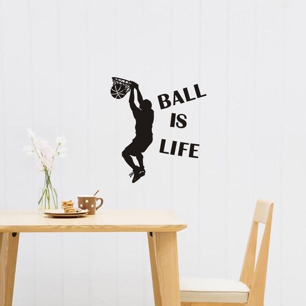 （NO.450）DIY剥がせる飾り壁紙ウォールステッカー綺麗な仕上り バスケット