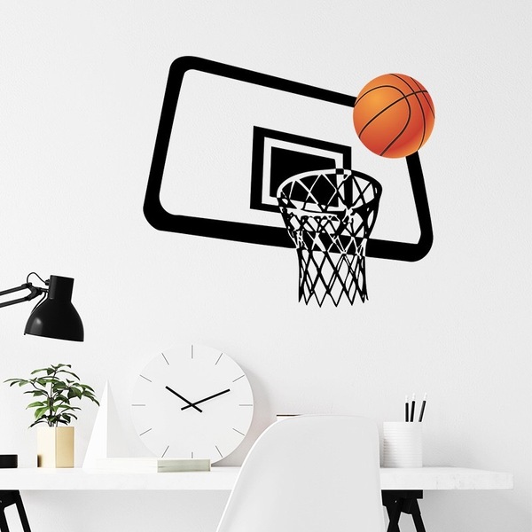 (NO.454）DIY剥がせる壁飾りウォールステッカー綺麗な仕上がり　バスケット