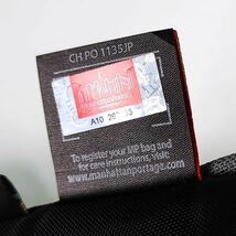 401026 良品 Manhattan Portage ナイロン バックパック リュックサック デイパック グレー シンプル マンハッタンポーテージ_画像9