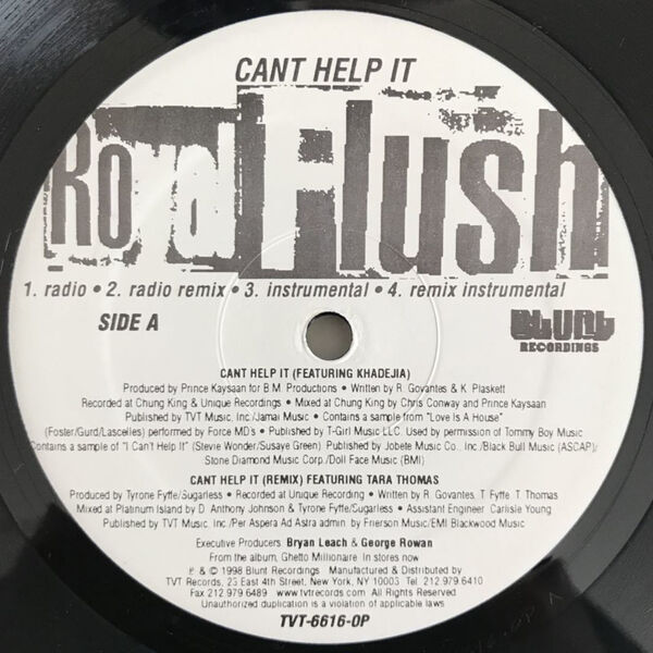 Royal Flush - Can't Help It (Remix) / What A Shame (プロモオンリー/Promo/USオリジナル)