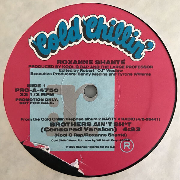 Roxanne Shante - Brothers Ain't Sh*t (Censored Version) (USオリジナル/プロモオンリー/Promo/ニュースクール)