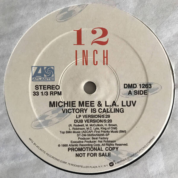 Michie Mee & L.A. Luv - Victory Is Calling / On This Mic (USオリジナル/プロモ/Promo/ニュースクール)