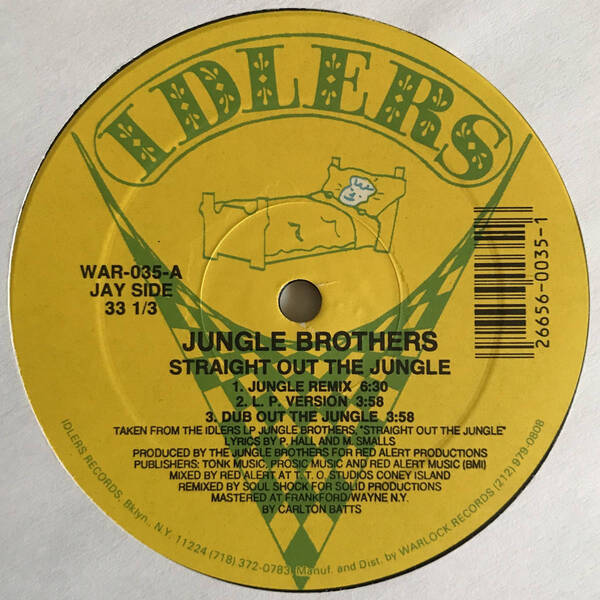 Jungle Brothers - Straight Out The Jungle (USオリジナル/ニュースクール)