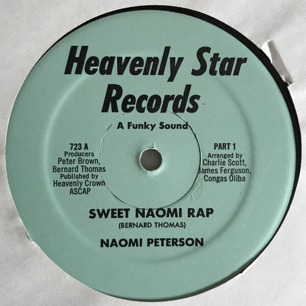 Naomi Peterson - Sweet Naomi Rap (USオリジナル/ディスコオールドスクール)
