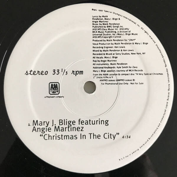 Mary J. Blige / Rev Run - Christmas In The City / Santa Baby