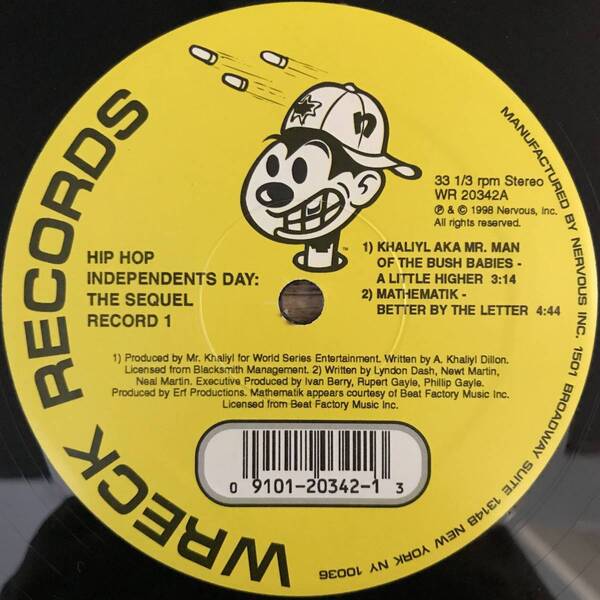 Various - Hip Hop Independents Day: The Sequel (Record 1) (USオリジナル/アングラ)