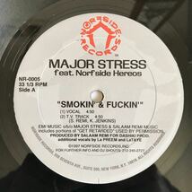 Major Stress Featuring Norfside Heroes - Smokin' & Fuckin'_画像1