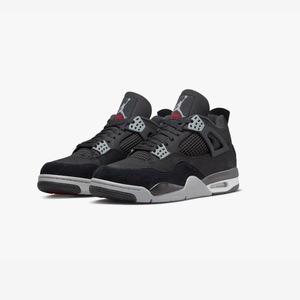 US9 / 27cm NIKE AIR JORDAN 4 RETRO Black Light Steel ナイキ エアジョーダン