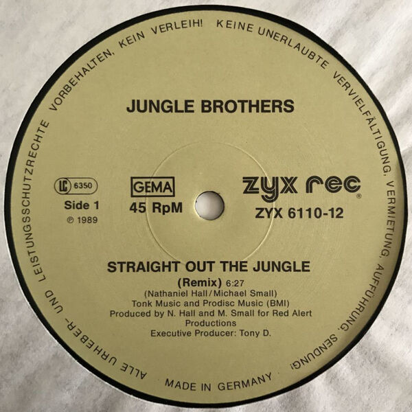 Jungle Brothers - Straight Out The Jungle (Remixed By DJ Soul Shock) + In Time