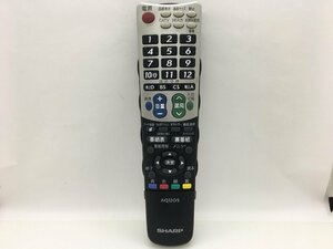 SHARP　リモコン　GA826WJSA　中古品M-9159