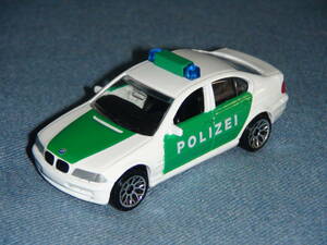 2000年頃ディーラー特注マッチボックス1/64位BMW4代目328i・ドイツポリスカーPOLIZEI/E46型・美品/特製箱付き