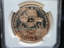 1円スタート2018年イギリス５ポンド金貨英国王室４世代記念PF７０UC最高鑑定_画像5