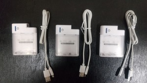 **( Kagoshima shipping ) [ secondhand goods ] ③iPhone for charger battery type M4161 TOPLAND 3 piece together **