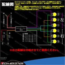 LED対応 3連流星 流れる ウインカーリレー 12V/24V兼用 LEDテープ カットして取付もおすすめ PZ317_画像2