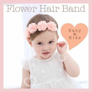[ free shipping ]* new goods *. flower hair band kachu-m flower birthday wedding celebration 