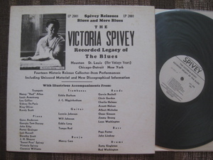 ☆VICTORIA SPIVEY♪Recorded Legacy of The Blues☆Louis Armstrong/Tampa Red/King Oliver/etc☆Spivey Records LP 2001☆US orig盤LP☆