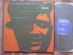 ★☆★Little Brother Montgomery♪Blues★w/insert card★Folkways FG 3527★1961 US orig盤LP★☆★