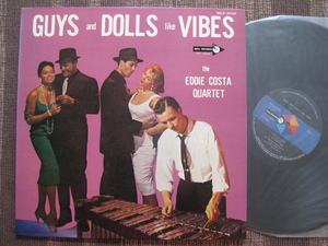 ☆EDDIE COSTA QUARTET♪GUYS AND DOLLS LIKE VIBES☆BILL EVANS☆日本ビクター MCA MCA-3038☆国内初回盤LP☆