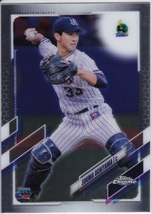 Topps Chrome 2021 ヤクルト 138 内山壮真 ベースカード RC ルーキーカード 東京ヤクルトスワローズ トップス クローム