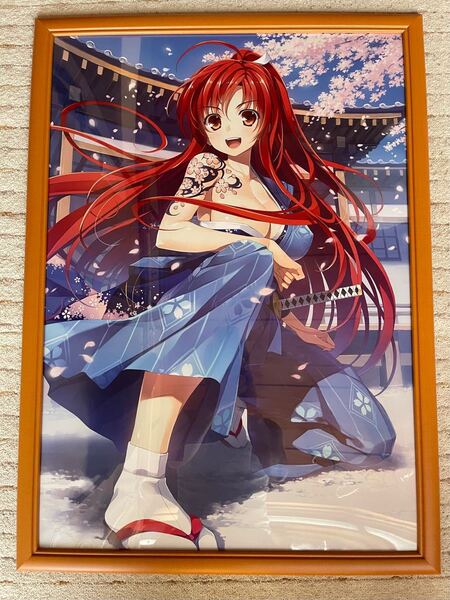 絵師100人展 03 憂姫はぐれ 『桜吹雪の金』 複製原画 WIREFRAME