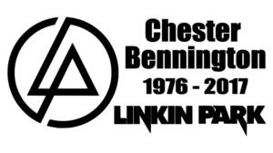 【全16色】リンキン・パーク/Linkin Park/チェスター・ベニントン/Chester Bennington car sticker/カー ステッカー/車/シール/黒ブラック