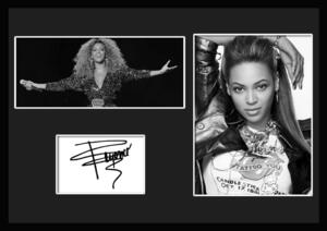 10 kind!Beyonce/biyonse/ autograph print & certificate attaching frame /BW/ monochrome / display (10-3W)