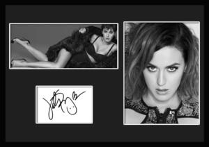 10種類!Katy Perry/ケイティー・ペリー/サインプリント&証明書付きフレーム/BW/モノクロ/ディスプレイ (5-3W)