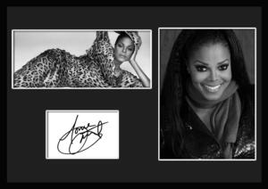 10種類!Janet Jackson/ジャネット・ジャクソン/サインプリント&証明書付きフレーム/BW/モノクロ/ディスプレイ (10-3W)