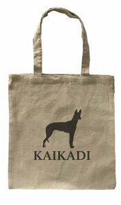 Dog Canvas tote bag/愛犬キャンバストートバッグ【Kaikadi/カイカディ・ドッグ】ペット/シンプル/ナチュラル-258