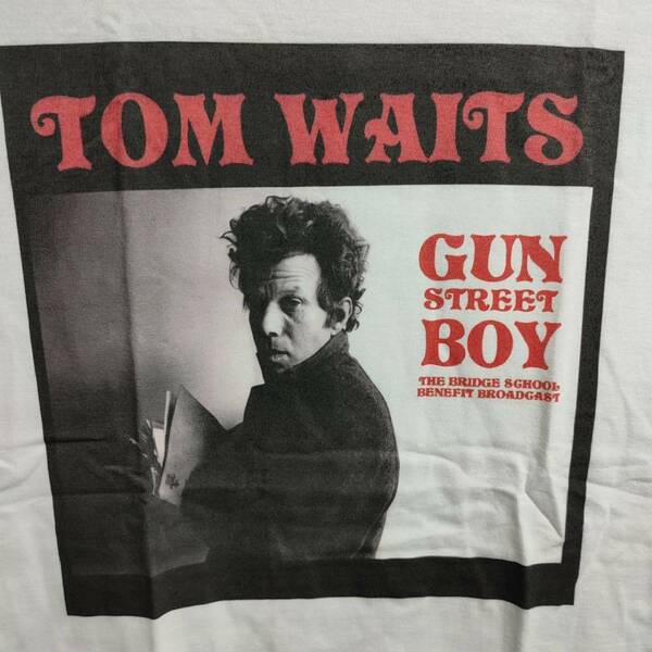 トムウェイツ（Tom Waits) ビッグプリント バンドTシャツ 送料無料☆彡新品◆