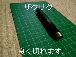 穴あけポンチ パンチ 9mm 穴開けポンチ ガスケット パンチ レザークラフト ハトメ抜き 鳩目 ハトメ打ち