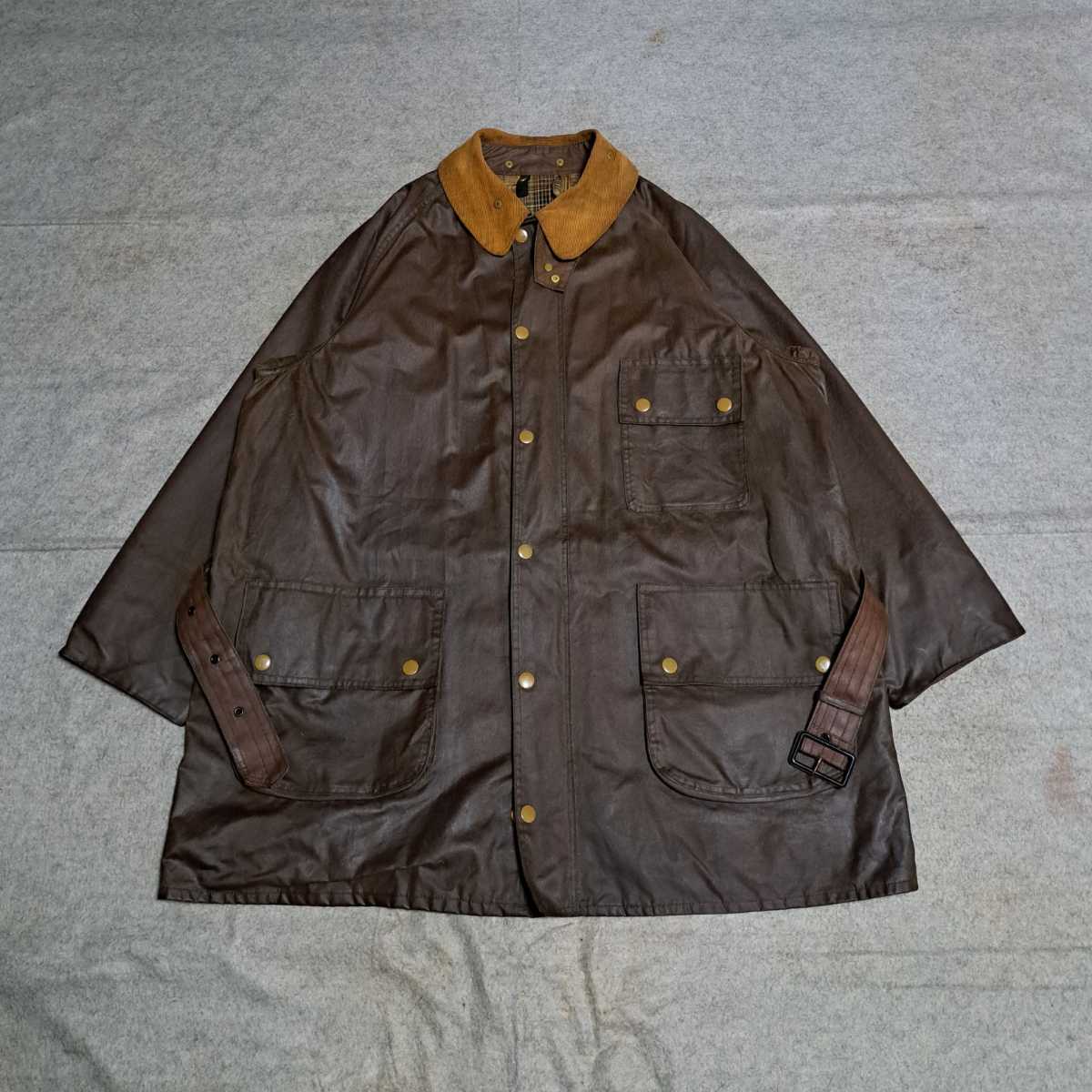 82年Barbour ソルウェイジッパー 1crown vintage-