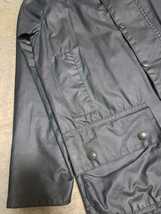 80s 希少サイズ　ほぼ新品　34 　ネイビー　 バブアー 　ビューフォート barbour beaufort　　 ビデイル　bedale ヴィンテージ　90s _画像7