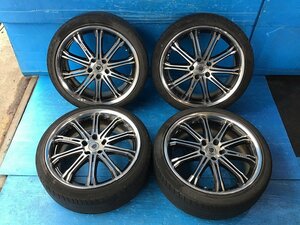 WORK SCHWERT ワーク シュバート SC1 SW1 19インチ アルミホイール 19x8.0J オフセット+53 5穴 PCD：114.3 4本セット オデッセイ RB1 ~外し