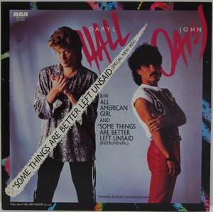 中古品12inch簡易洗浄済み：DARYL HALL & JOHN OATES/ダリル・ホール＆ジョン・オーツ/Some Things Are Better Left Unsaid/言わずにおいて