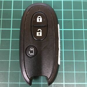 SU10173 スズキ 純正 007YUUL0212スマートキーレス パレット ソリオ ルークス等MK21S MA15S 日産 片側スライド 3ボタン