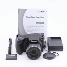 Canon キヤノン コンパクトデジタルカメラ PowerShot SX430 IS 光学45倍ズーム/Wi-Fi対応 PSSX430IS #4665_画像1