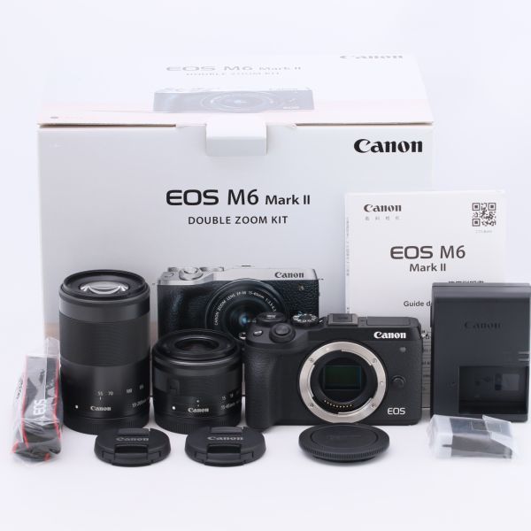 人気特売  ダブルズームキット markII m6 キャノン　eos Canon デジタルカメラ