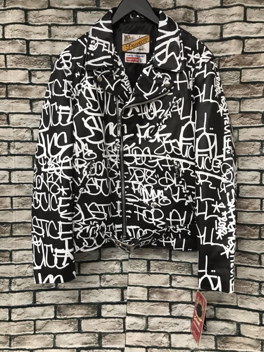 シュプリーム ギャルソン ショット ライダースジャケット Supreme