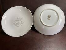 ◎希少美品　ｃ167-18.5㎝　オールドノリタケ 1953年　スーププレート 18.5ｃｍ 2枚セット NORITAKE china_画像2