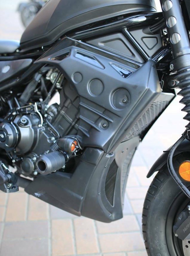 安い 限定価格 アンダーカウル 青黒 金ライン 車種設計可能