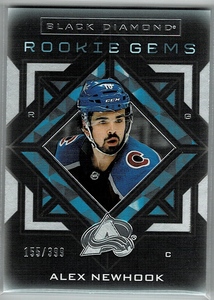 2021-22 UD Black Diamond Hockey Alex Newhook Rookie Gems /399