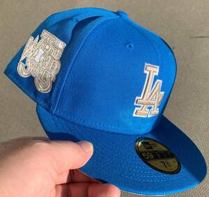 New Era 59Fifty LA Los Angeles Dodgers ワールドシリーズサイドパッチ　7-3/4 (61.5cm)