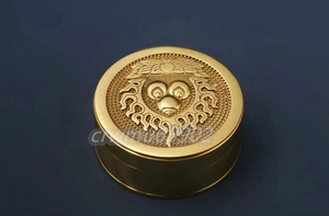 .. law . incense case brass made 