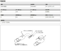 [柿本_改]DBA-BR9 レガシィツーリングワゴン_2.5GT(EJ25 / 2.5 / Turbo_H21/05～H22/03)用マフラー[Regu.06&R][B21335][車検対応]_画像2