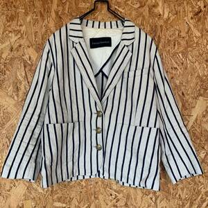 Journal Standard Journal Standard lady's tailored jacket stripe jacket jacket 981