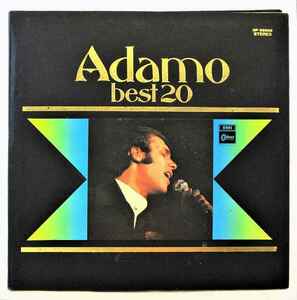 アダモ ベスト20 雪が降る サントワマミー 中古レコード LP 20220901