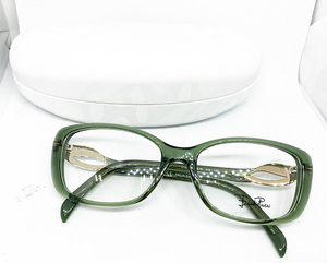 EMILIO PUCCI エミリオ・プッチ 正規品 眼鏡フレーム めがね EP2684-318 クリアグリーン 緑 オリーブ 新品 メガネ フルリム 度付き加工可