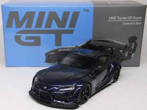 MINI GT★HKS トヨタ GR スープラ ダウンシフトブルー MGT00368-R Toyota Supra A90 Down Shift Blue 1/64 TSM