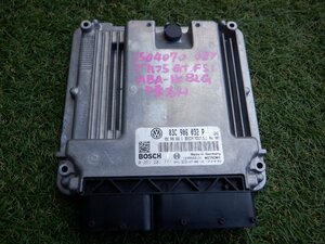 ワーゲン純正 VW ABA-1KBLG 1KB ゴルフ 5 GOLF 5 GT 2008年 エンジン コンピューター ECU 03C906032P m-22-9-400